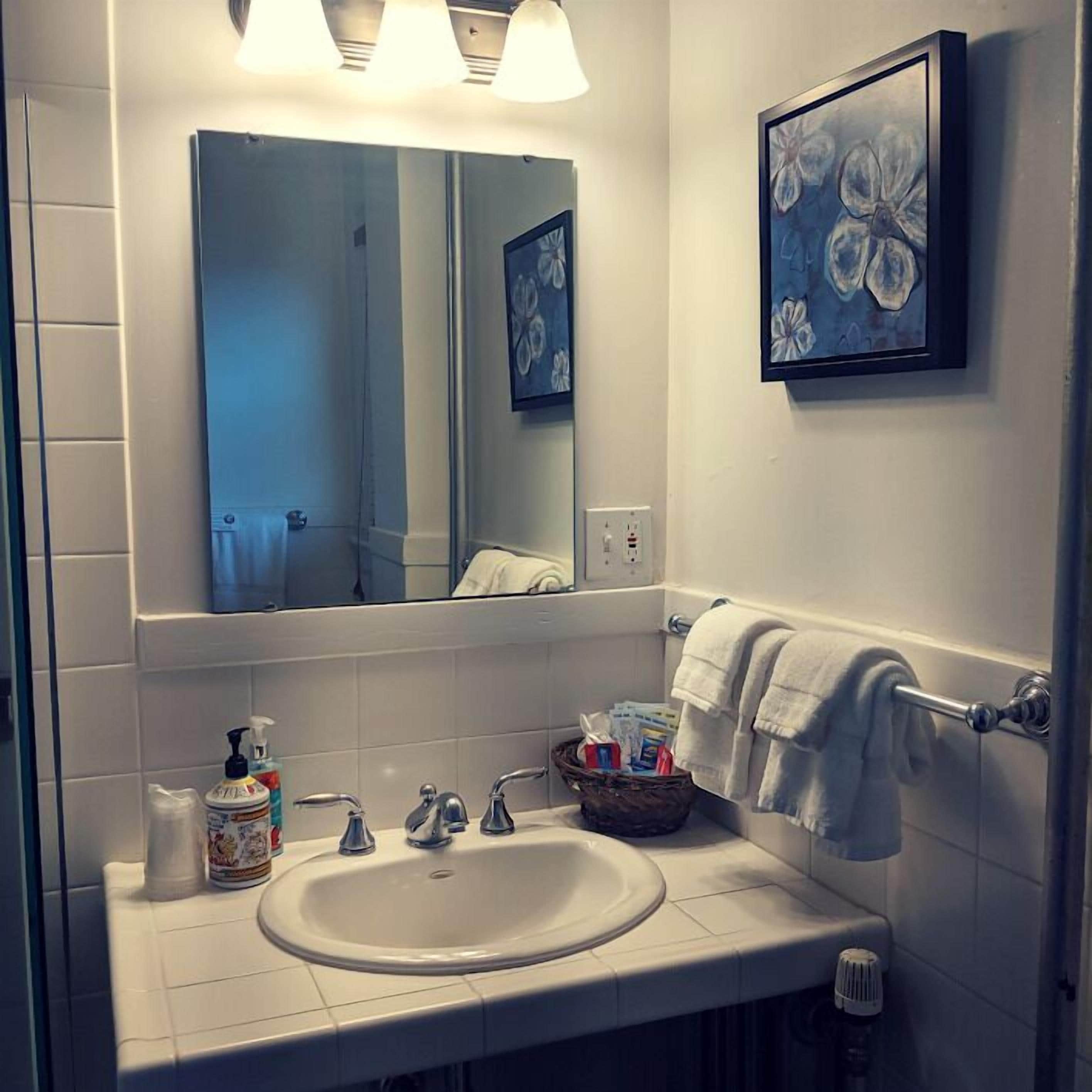 comfort apartment, 2 bedrooms | bathroom | shower, hair dryer, towels