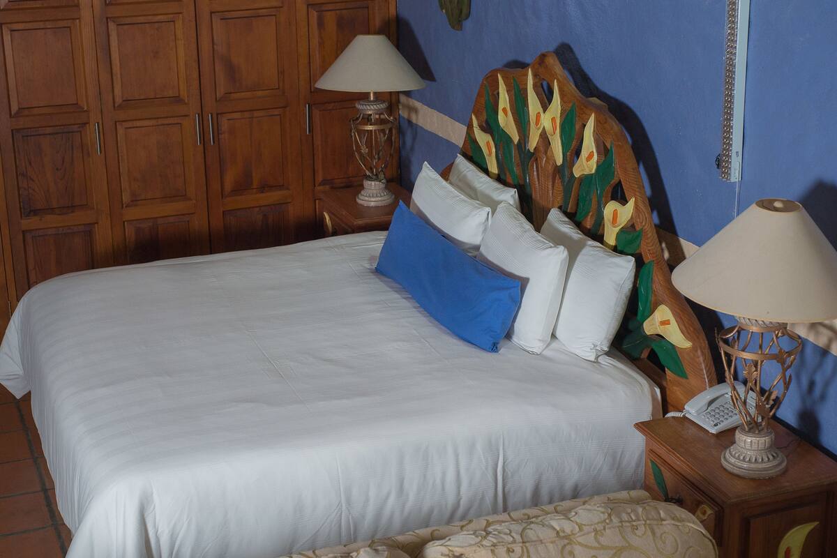 standard double room, 1 king bed, garden view | desk, iron/ironing board, free wifi, bed sheets