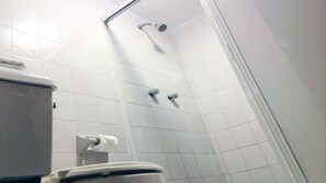 Executive Suite | Bathroom | Shower, free toiletries, towels