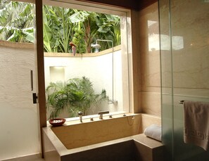 Lake View Villa | Deep-soaking bathtub - Vedic Village Spa Resort (Barasat)