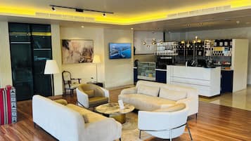 Sala de estar en el lobby