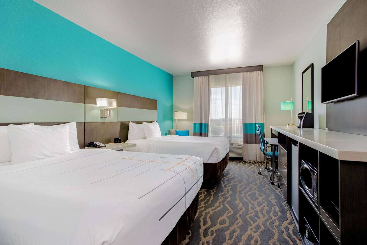 In-room safe, desk, laptop workspace, iron/ironing board