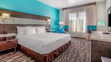 Caja de seguridad en la habitación y escritorio