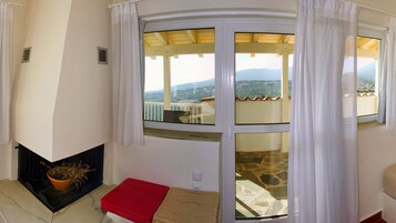 Superior Suite, Fireplace, Sea View | View from room