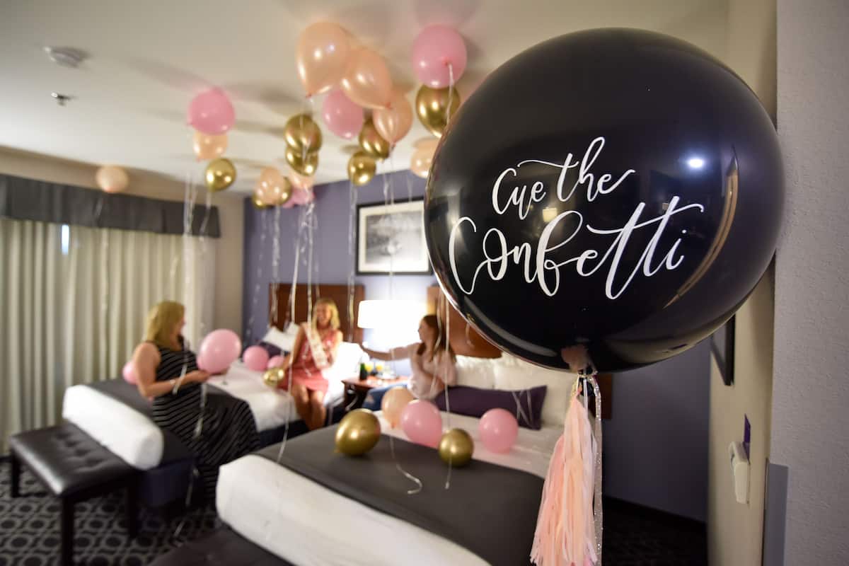 suite, 2 queen beds | hypo-allergenic bedding, desk, iron/ironing board, free wifi