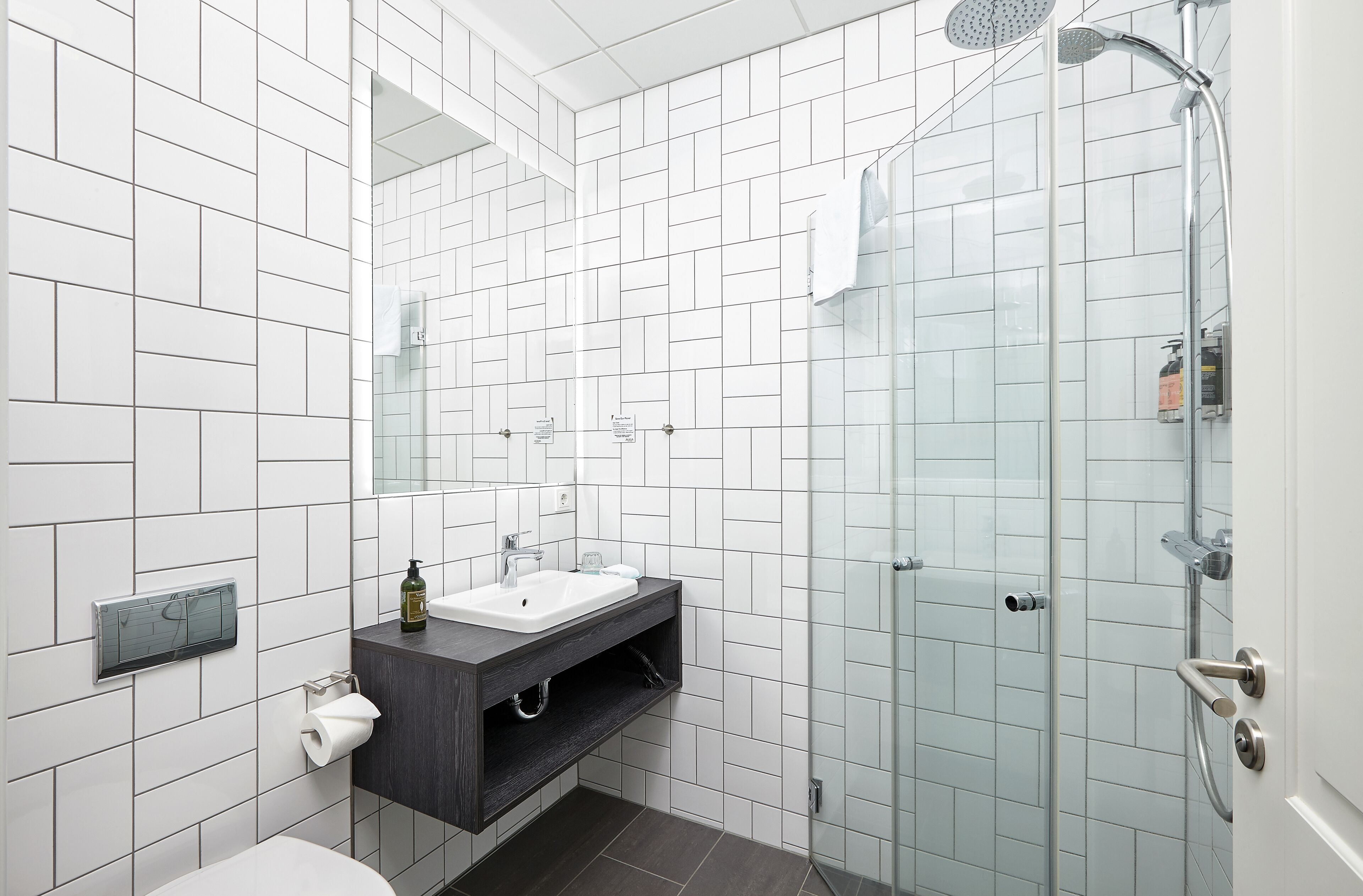 Dusj på badet
