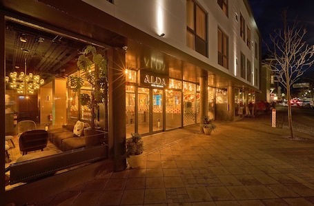 Entrada de la propiedad