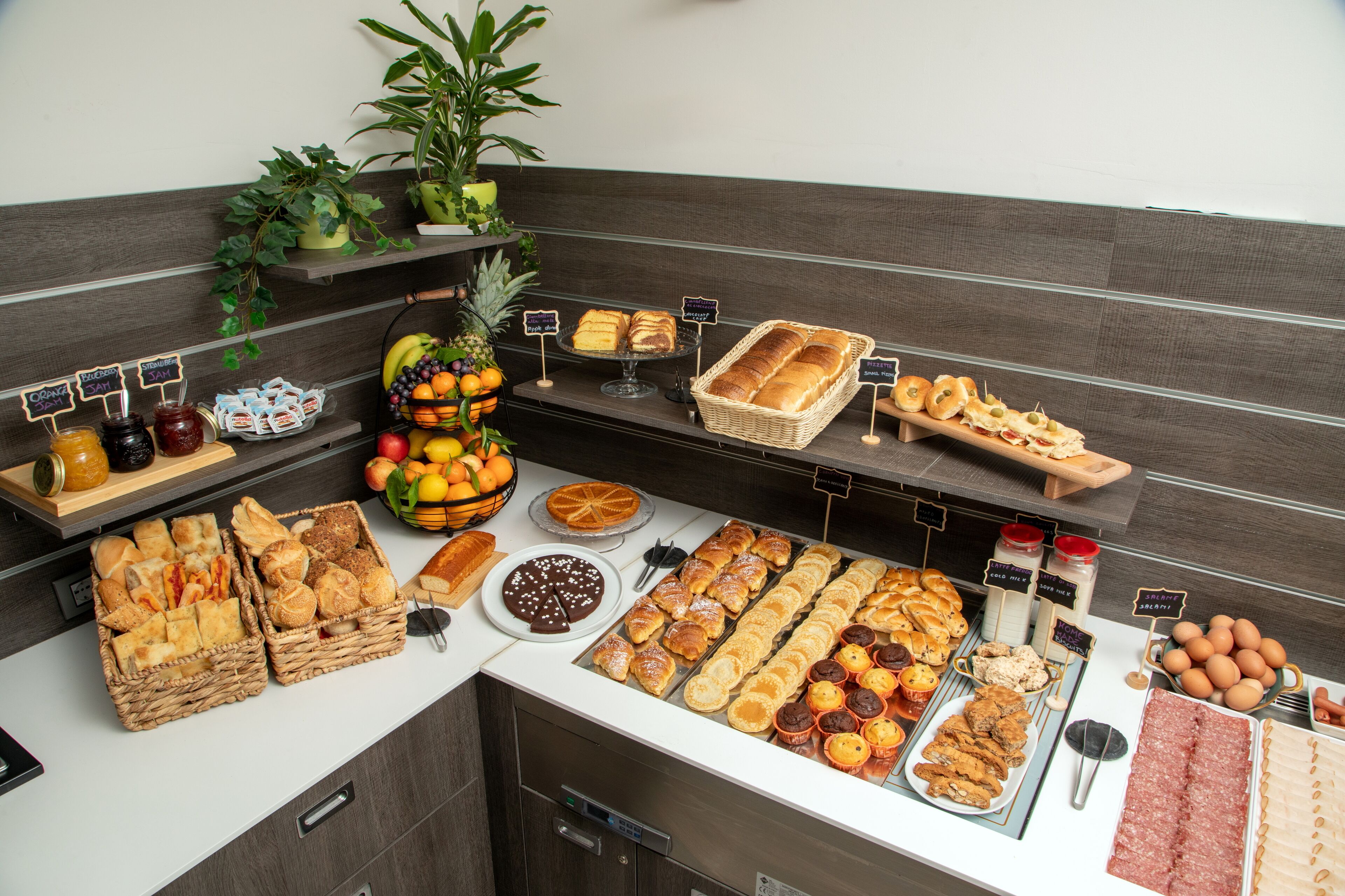 daily buffet breakfast (eur 10 per person)