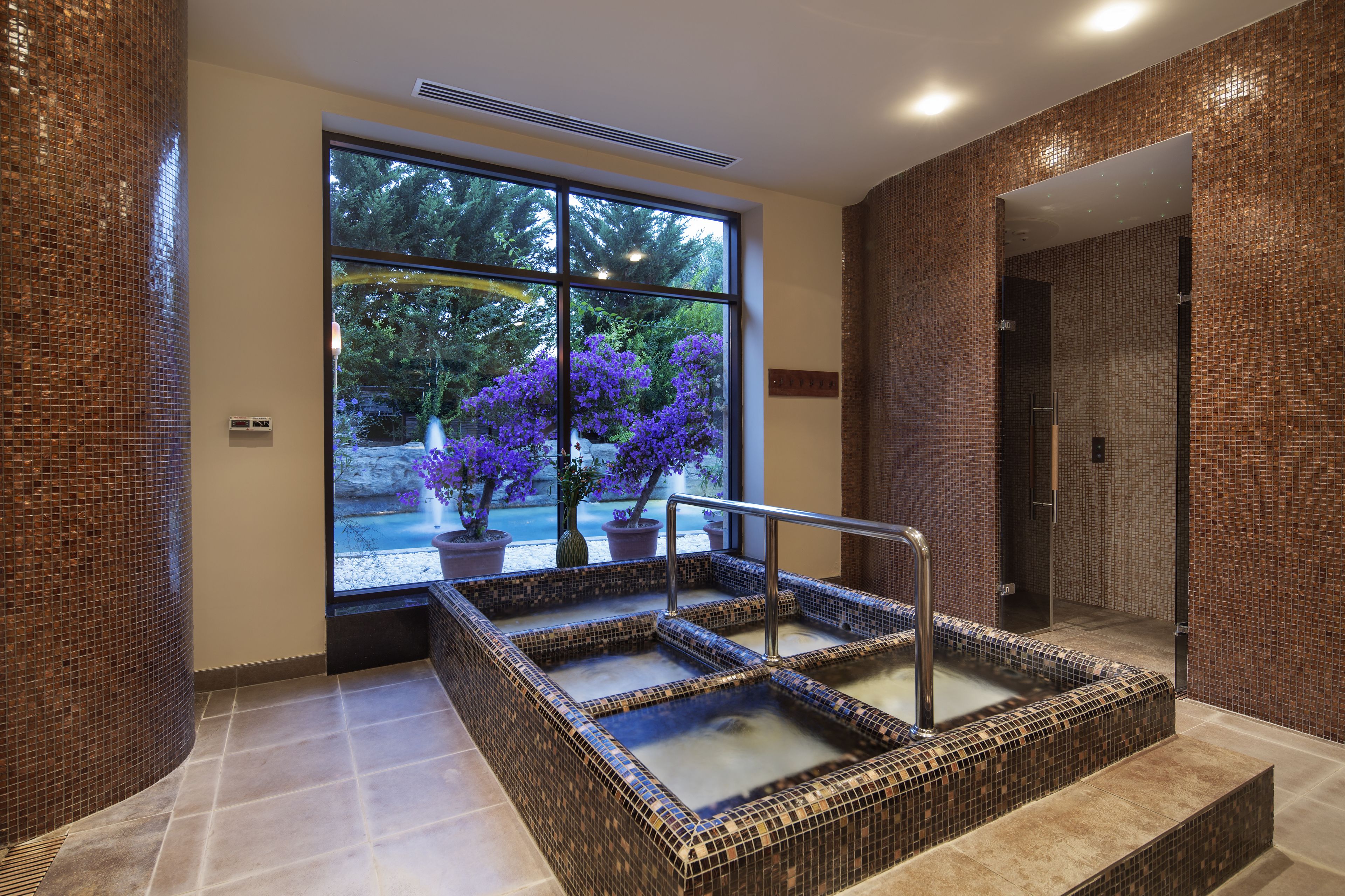 Salas de tratamientos para parejas, sauna, baño turco 