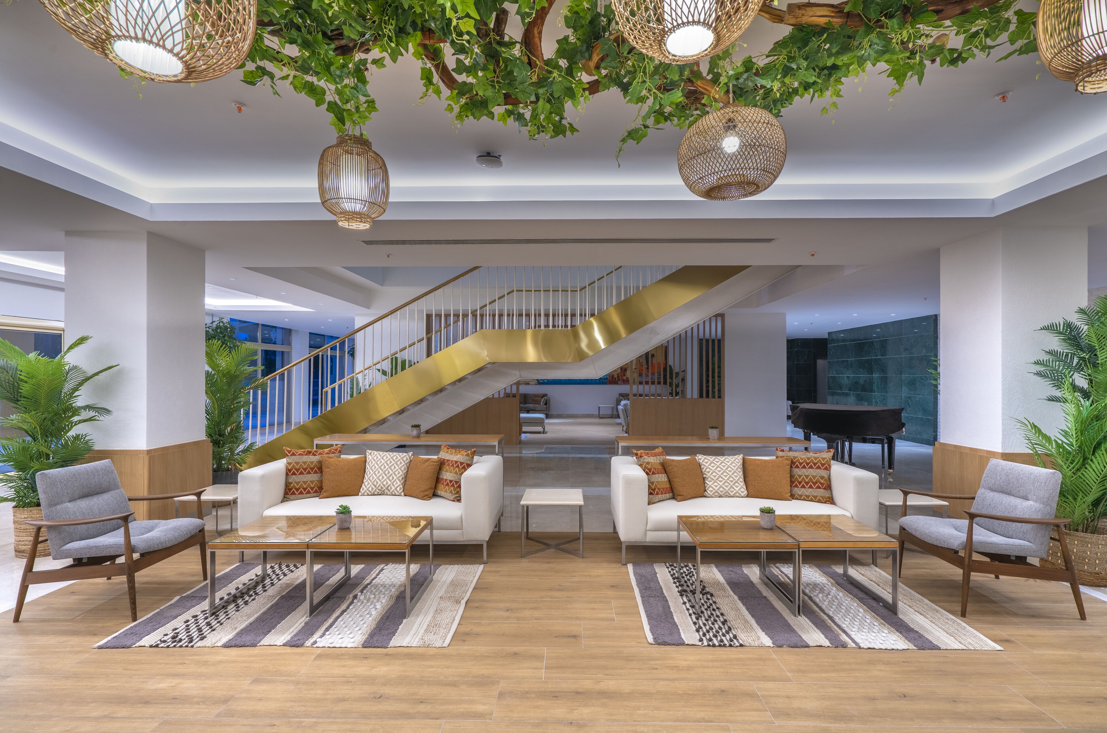 Lobby sitting area
