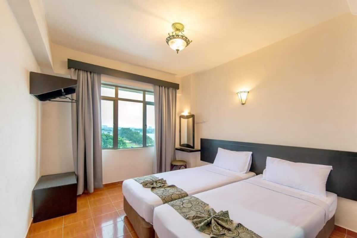 Blackout drapes, iron/ironing board (on request), WiFi, bed sheets