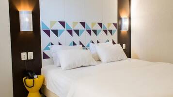 Classic Double Room | Minibar, in-room safe, desk, blackout curtains