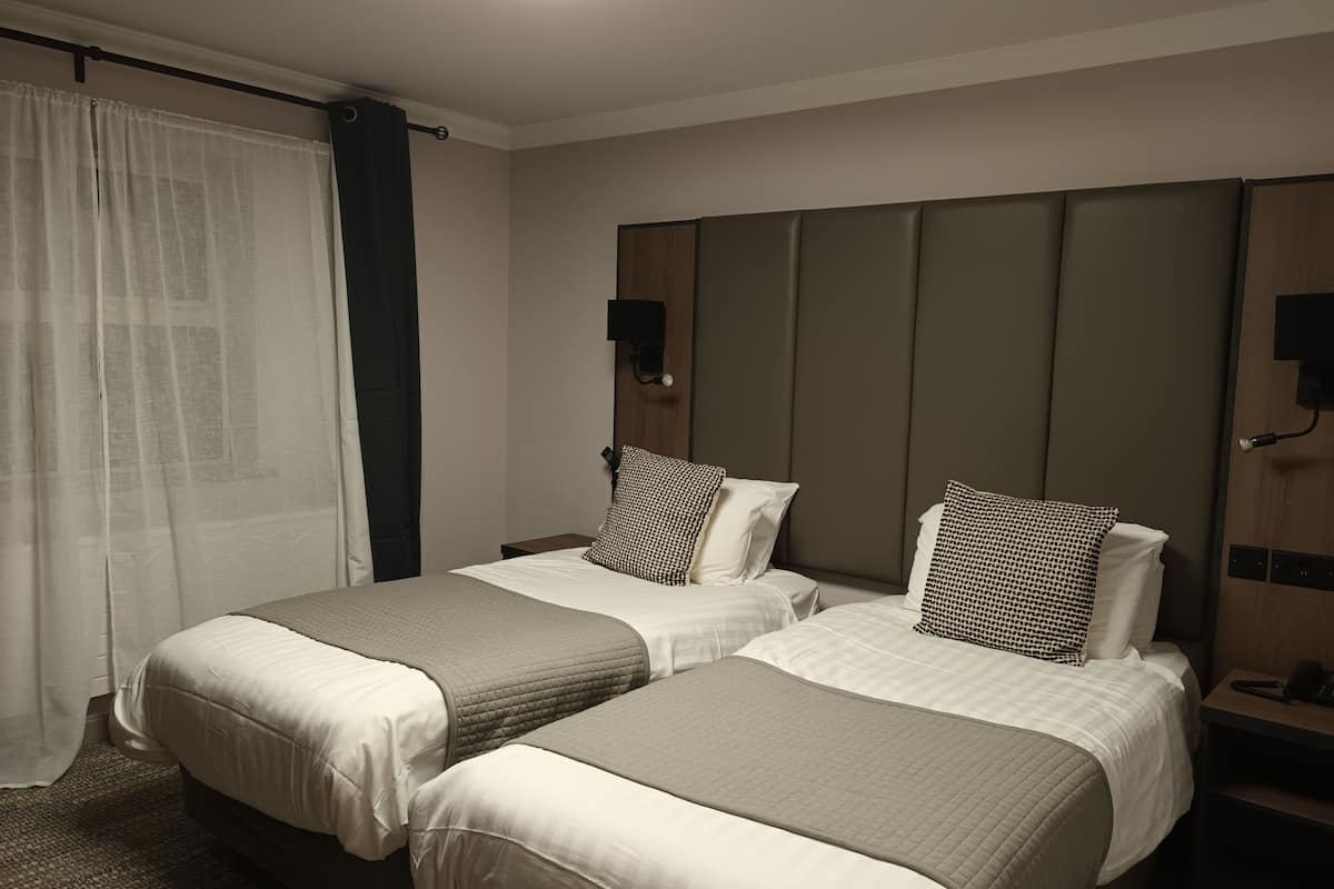 standard twin room, 2 single beds, accessible | desk, iron/ironing board, rollaway beds, free wifi