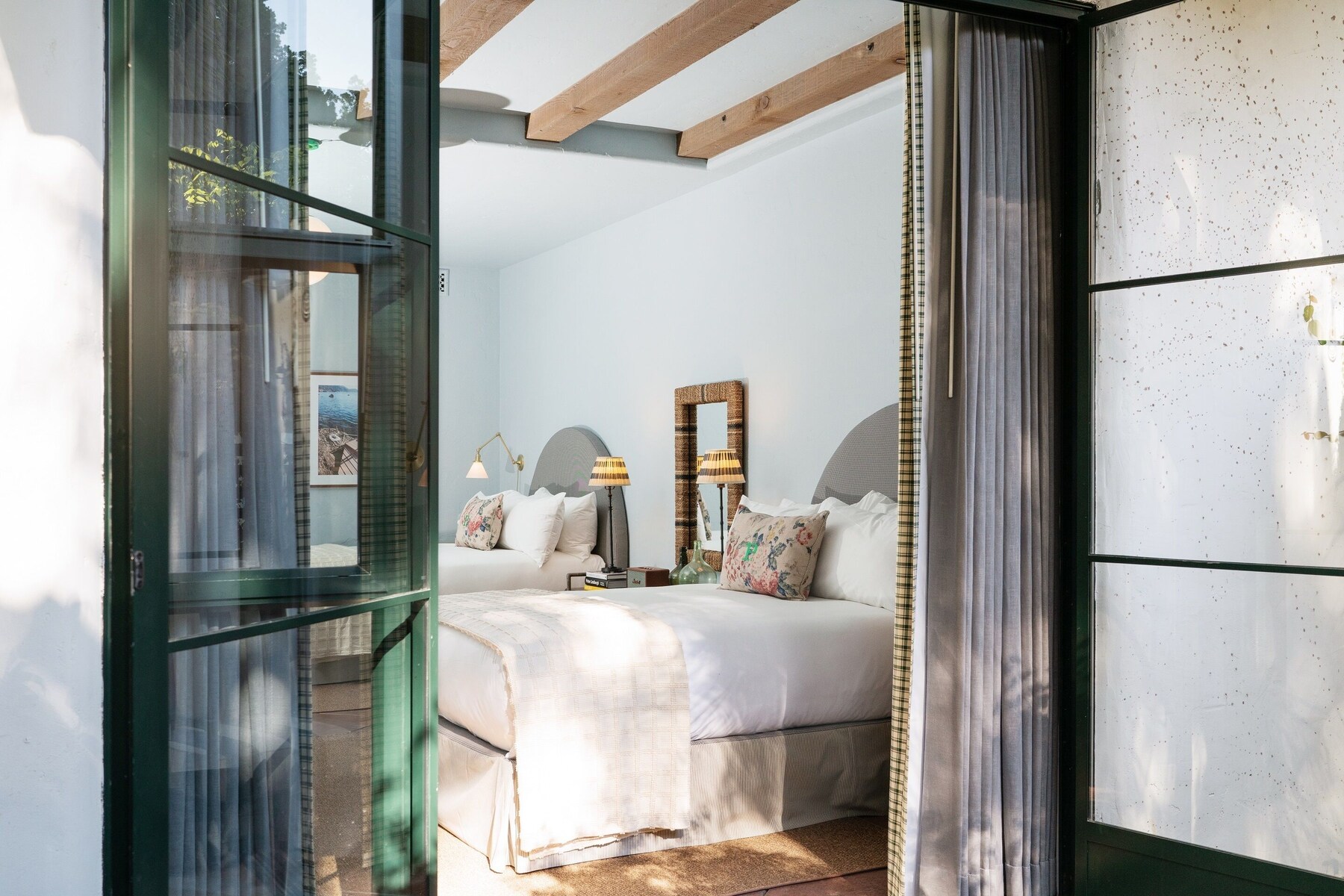 Superior Studio, 2 Queen Beds, Balcony (The Grand Studio Double) | Frette Italian sheets, premium bedding, down comforters, pillowtop beds