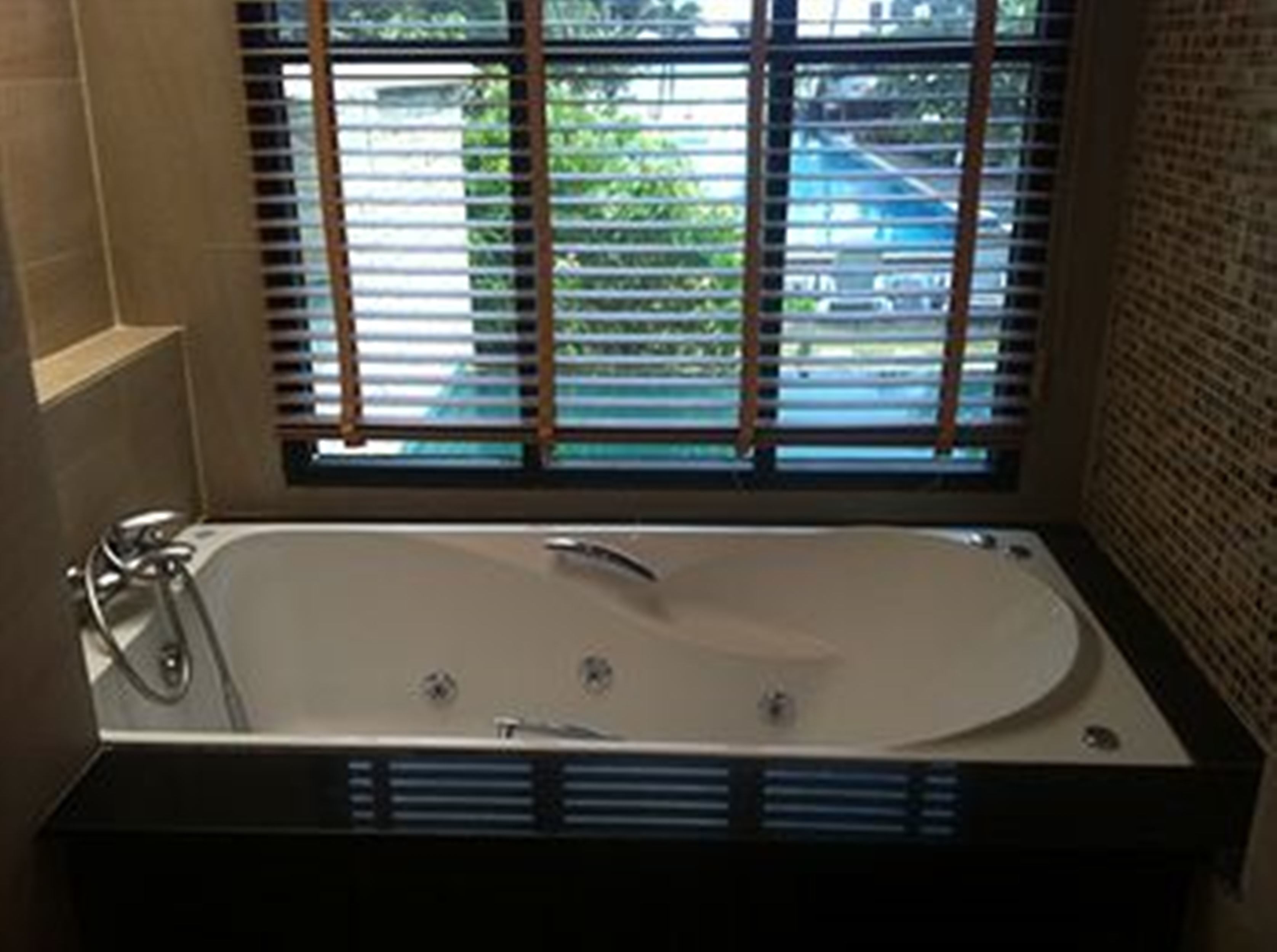 luxury pool villa | bathroom | shower, free toiletries, hair dryer, bidet