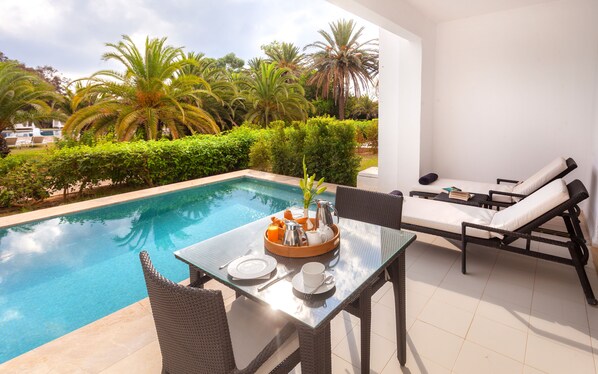 Double Room, Private Pool (for 2 people) | Terrace/patio - OCEANA HOTEL & SPA (Hammamet)