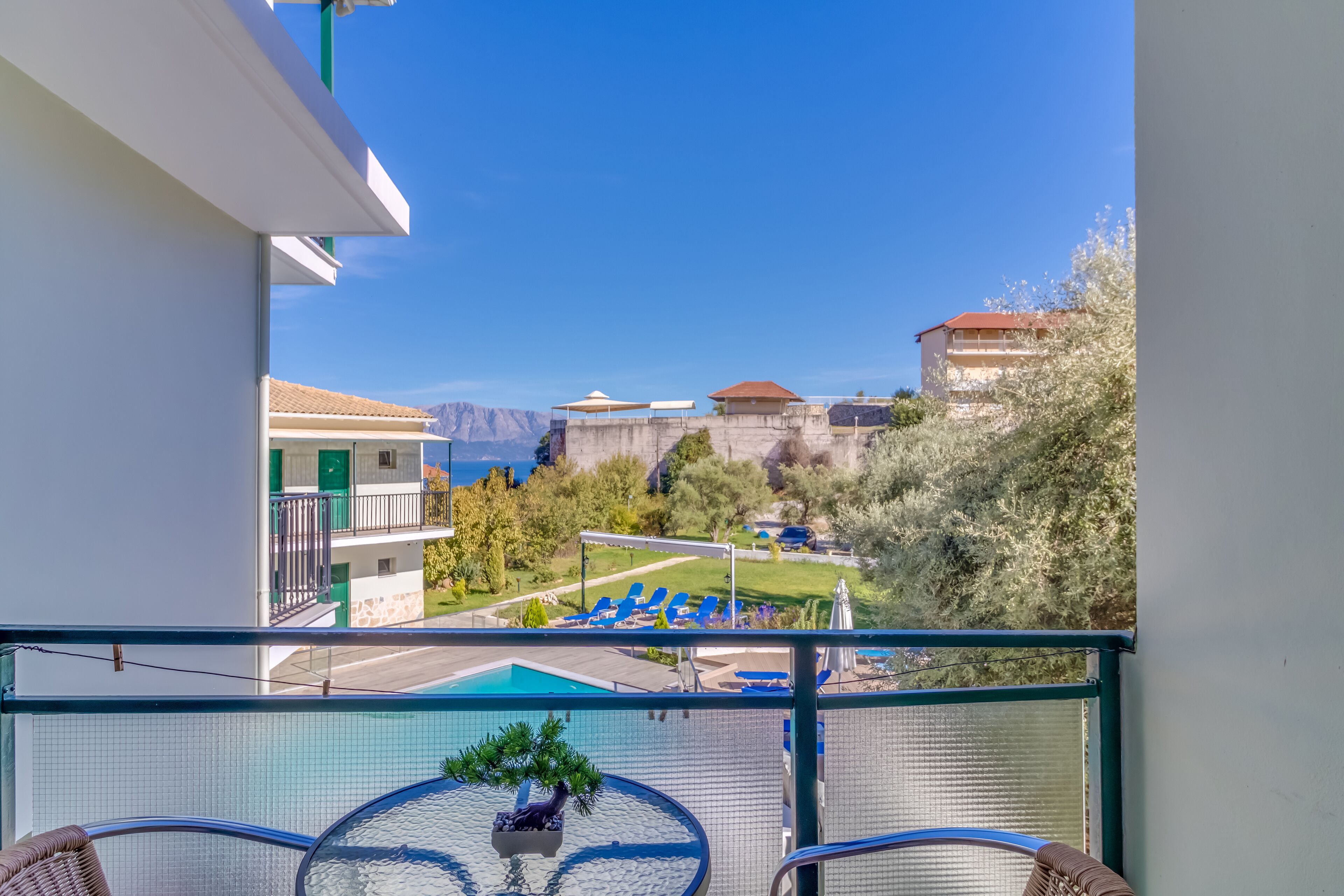 basic triple room | view from room