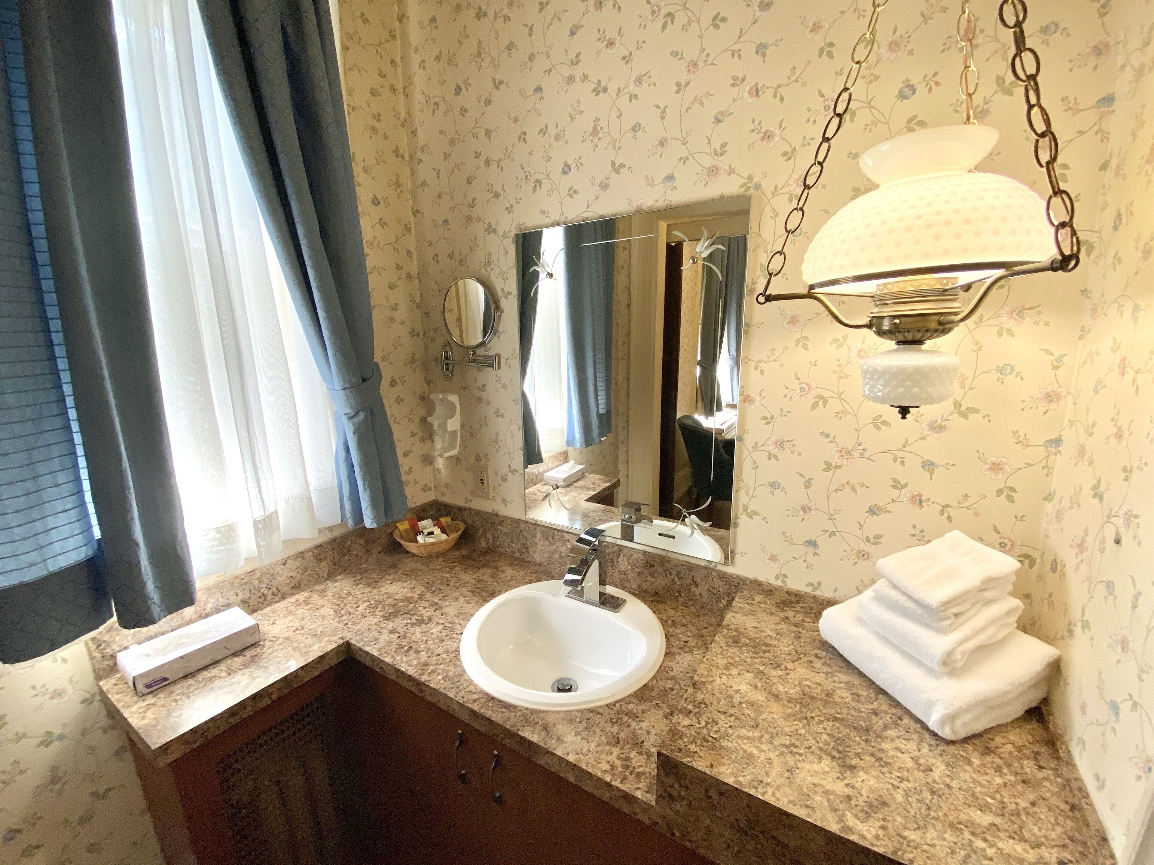 standard triple room, multiple beds, garden view | bathroom sink