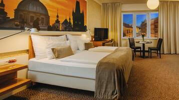 Minibar, in-room safe, desk, laptop workspace