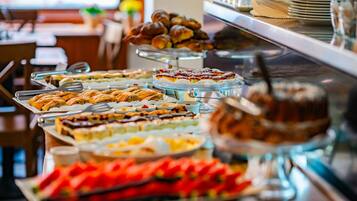 Daily buffet breakfast (EUR 16 per person)
