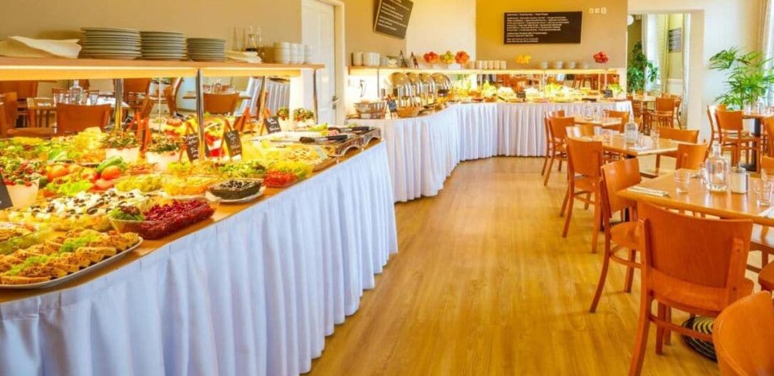 daily buffet breakfast (eur 16 per person)