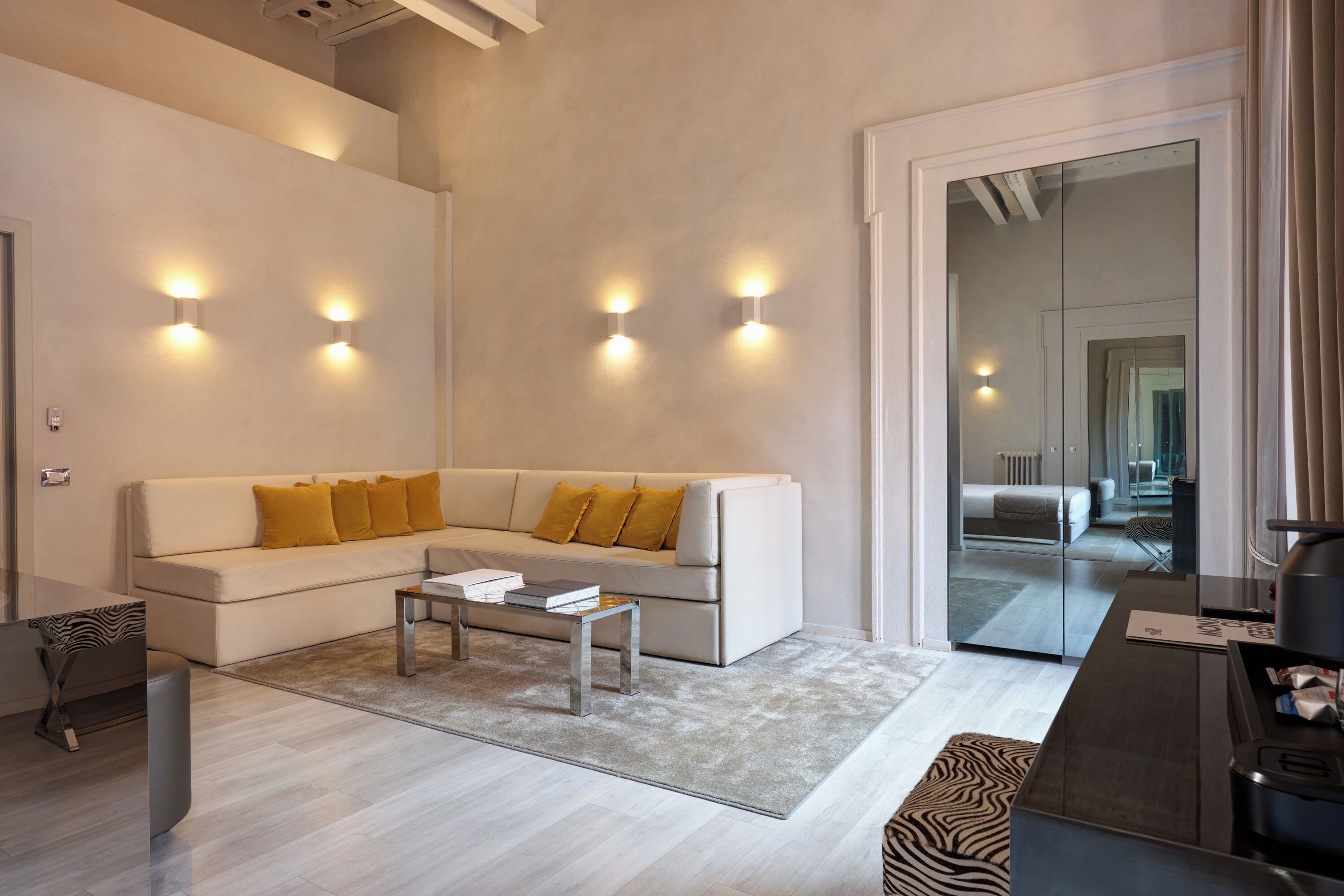 suite | egyptian cotton sheets, premium bedding, down duvets, minibar