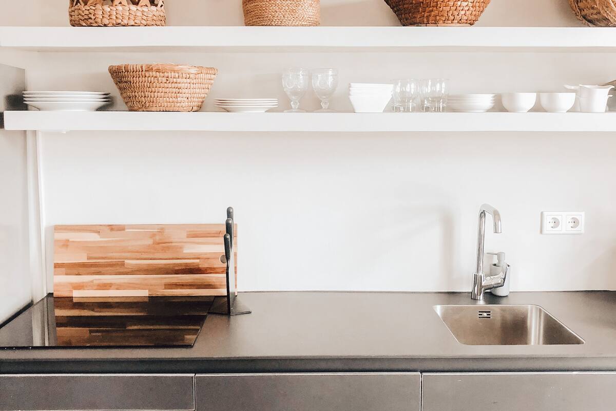 comfort apartment, 1 bedroom, city view | private kitchen | mini-fridge, espresso maker, high chair