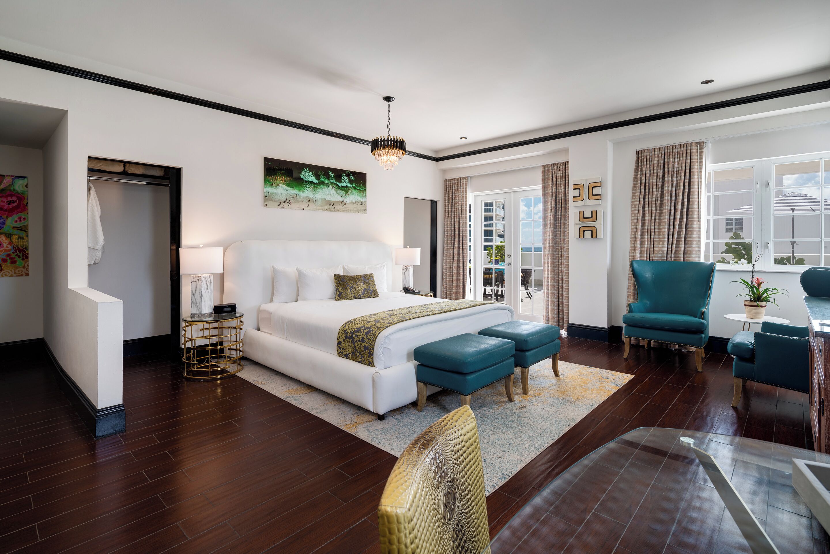 Terrace One Bedroom King Suite | Egyptian cotton sheets, premium bedding, memory-foam beds, minibar