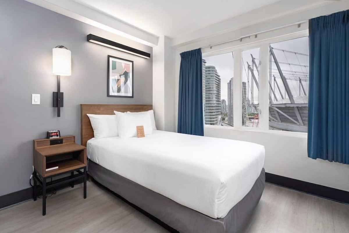 In-room safe, desk, laptop workspace, iron/ironing board
