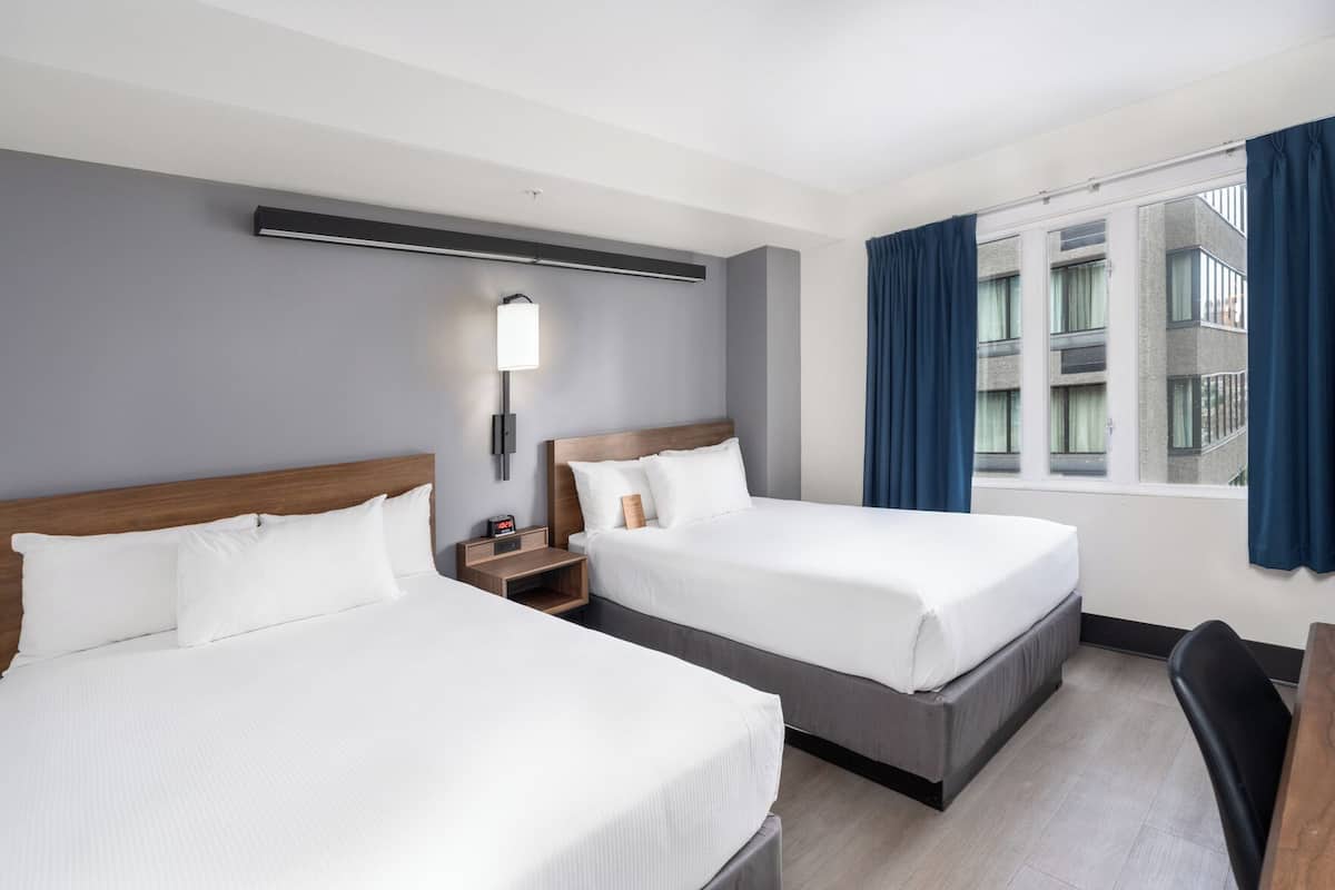 In-room safe, desk, laptop workspace, iron/ironing board