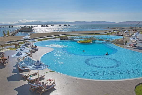 2 outdoor pools, pool umbrellas, sun loungers