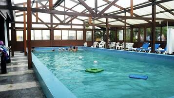 Indoor pool, outdoor pool