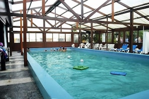 Indoor pool, outdoor pool