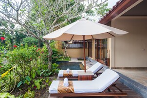 Villa, 1 Bedroom, Private Pool | Balcony view