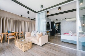 One-Bedroom Apartment with Sea View - Roof Top | Egyptiske bomuldslagner, premium-sengetøj