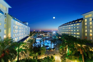 Front of property - evening/night - Crystal Admiral Aqua Collection (Manavgat)