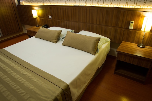 Luxury Double Room, 1 Double Bed | Minibar, laptop workspace, blackout drapes, free WiFi