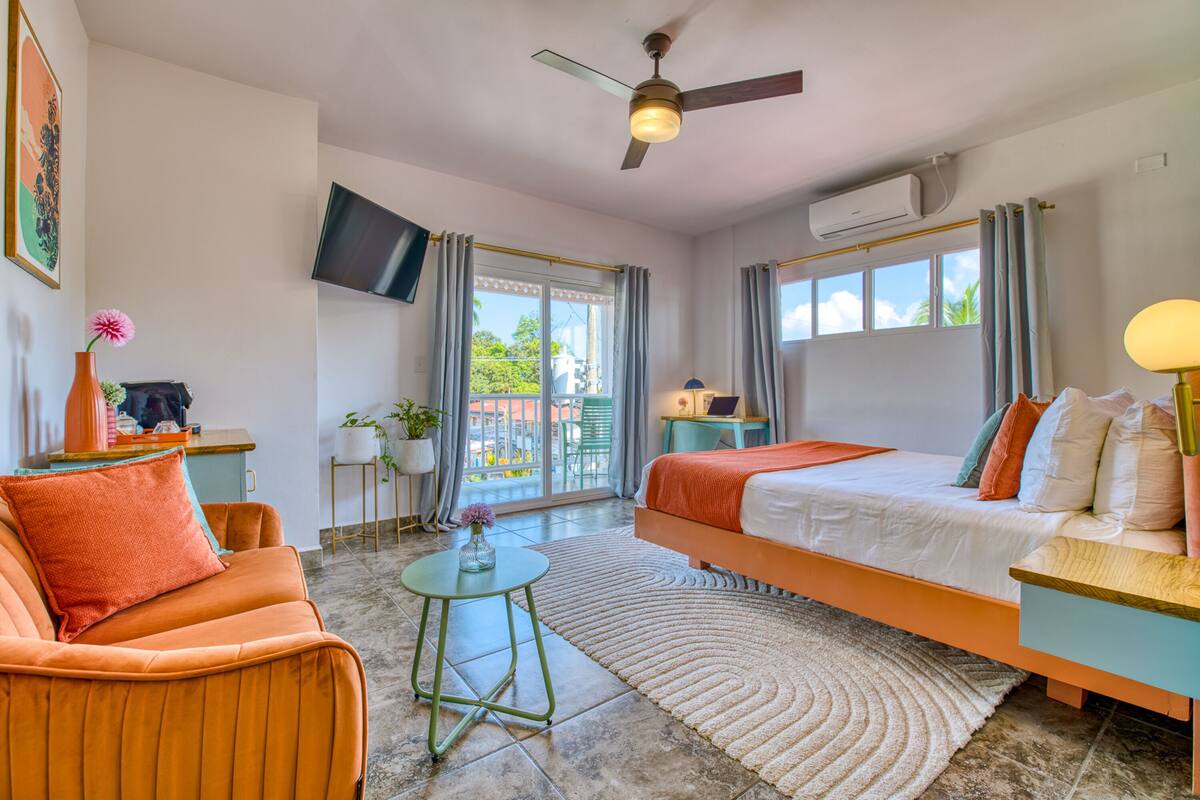 street view queen suite | 1 bedroom, free wifi, bed sheets