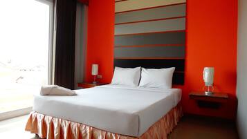 Superior Double Room with Balcony | Free WiFi, bed sheets