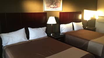 Desk, iron/ironing board, free WiFi, bed sheets