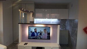 Studiosuite – deluxe, 1 soverom, byutsikt | Romfasilitet