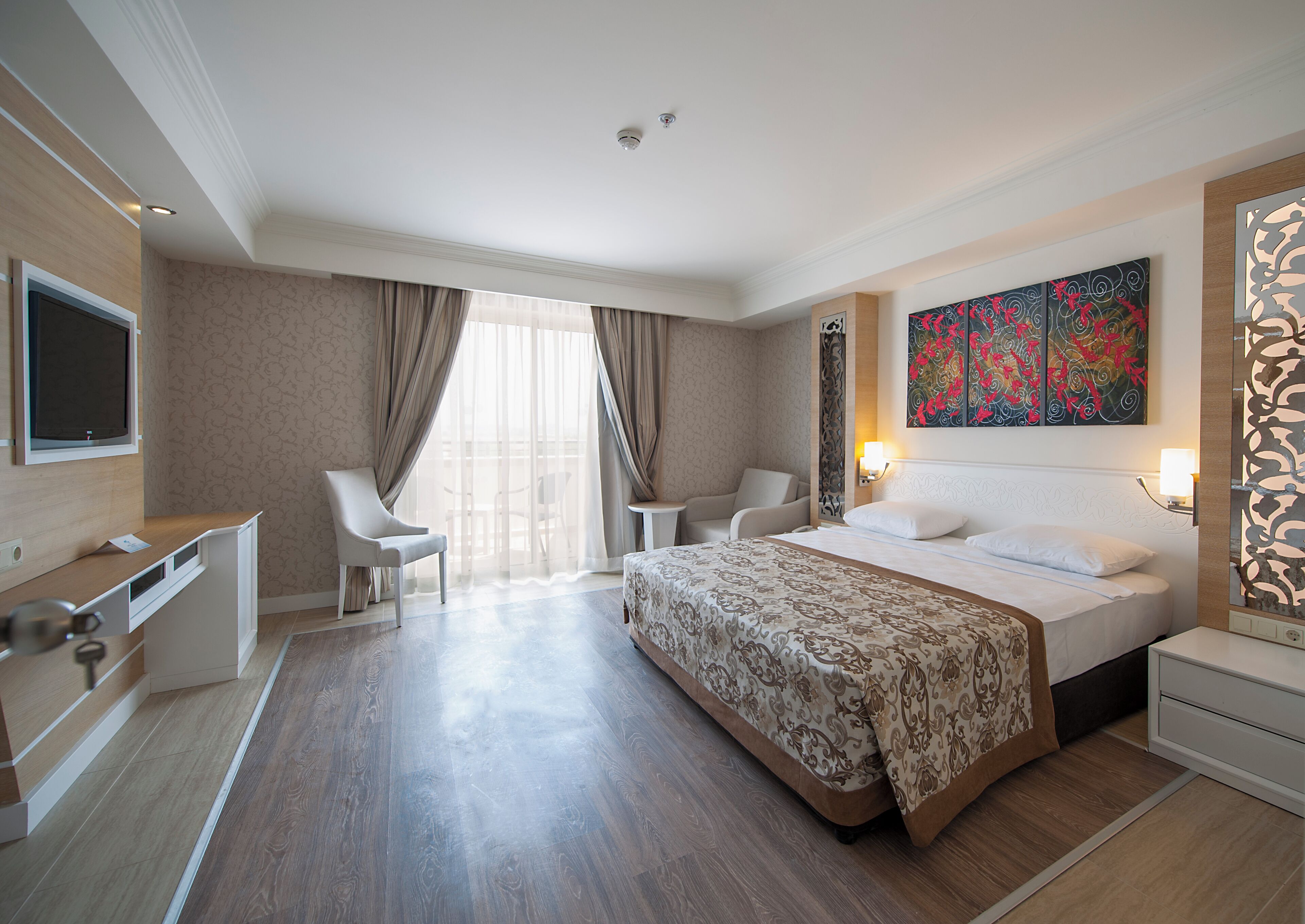 Premium bedding, minibar (free items), in-room safe, desk