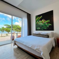 Triple Room, Ocean View, Beachfront | 1 bedroom, premium bedding, down duvets, pillow-top beds