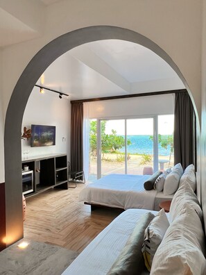 Triple Room, Ocean View, Beachfront | Beach/ocean view - Palassa Private Residences (Boracay Island)
