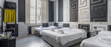 Classic Quadruple Room | Down comforters, desk, WiFi, bed sheets