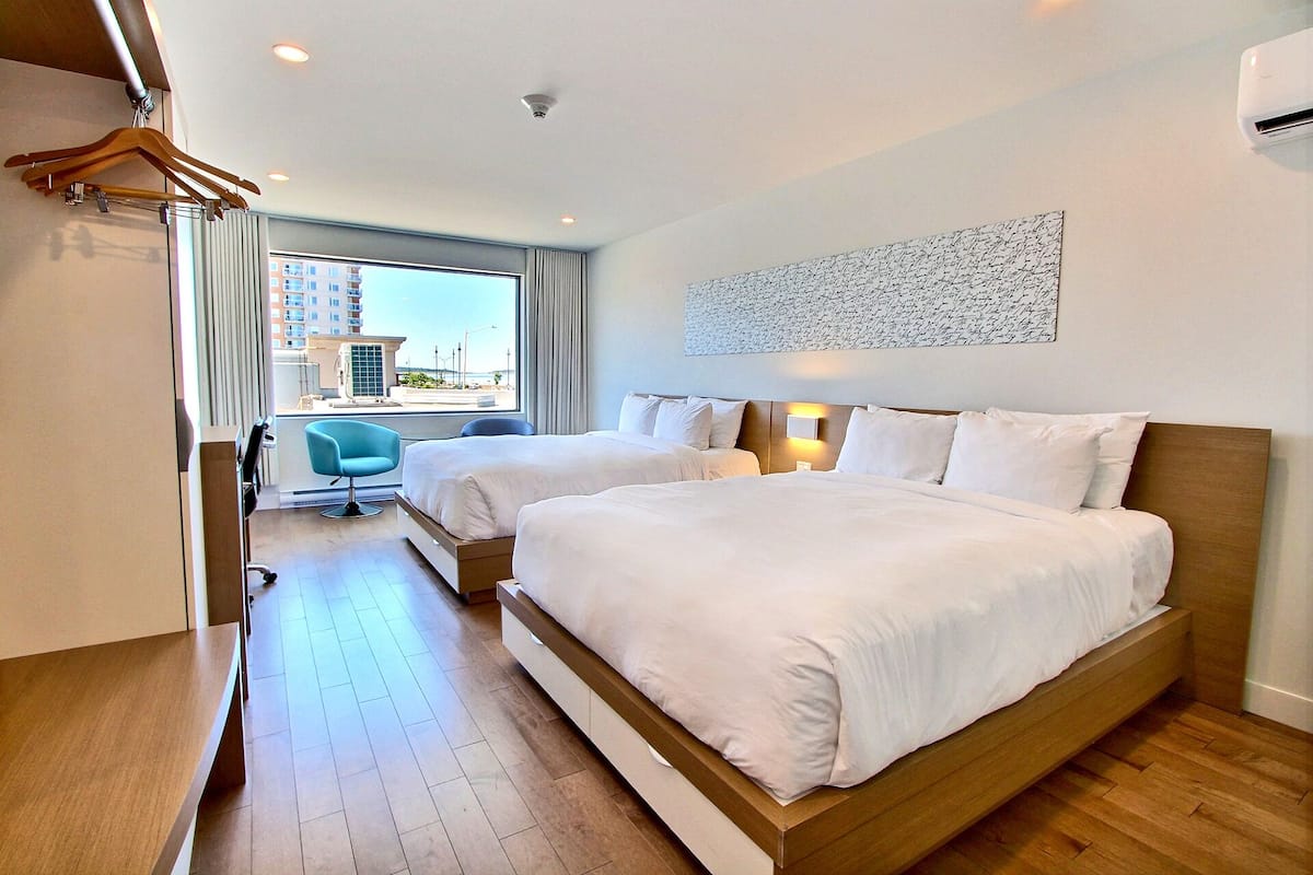 Comfort Room, 2 Queen Beds | 1 bedroom, premium bedding, desk, blackout curtains