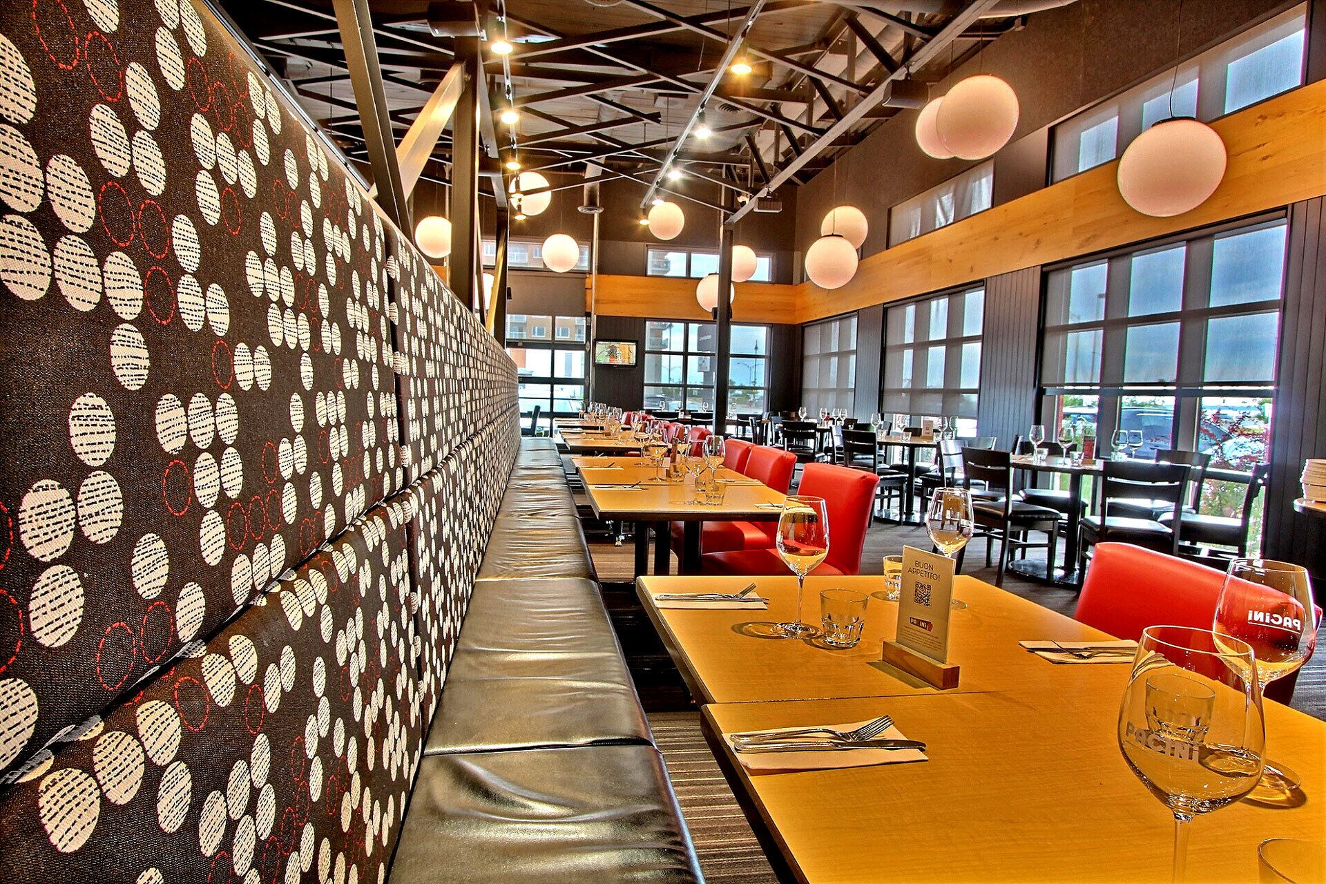 breakfast, lunch, dinner served; italian cuisine