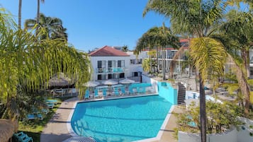 Außenpool, beheizter Pool, Cabañas (kostenlos), Sonnenschirme