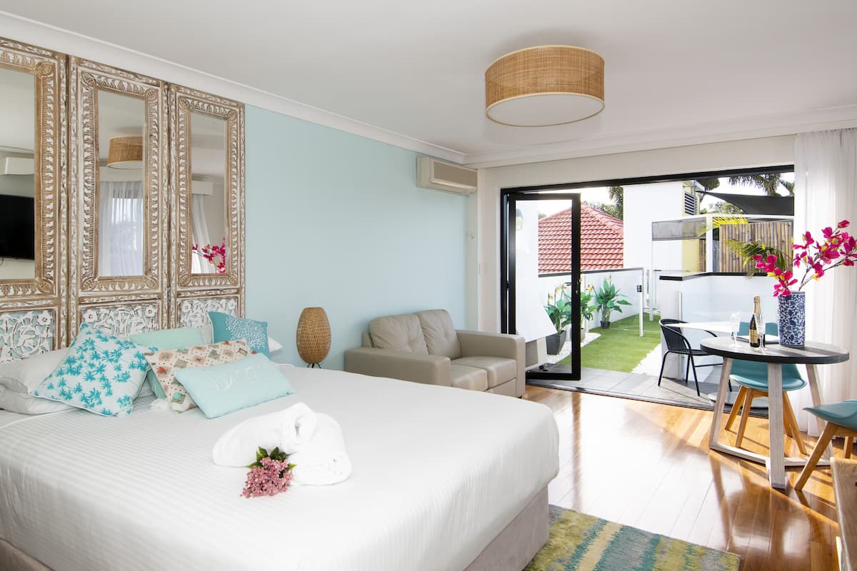 Studio (Roof Top) | 1 bedroom, premium bedding, pillowtop beds, blackout drapes