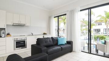 Apartment, 2 Bedrooms | Premium bedding, pillow-top beds, blackout curtains, iron/ironing board